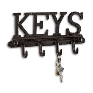 KEYS - wrought Iron Hook
