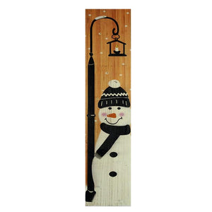 LED Snowman Porch Sign