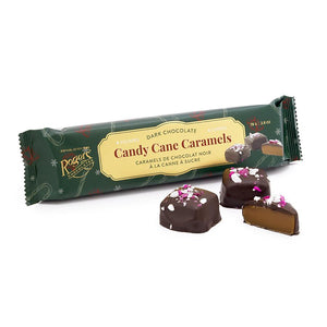 Rogers' Chocolate Candy Cane Caramels - Dark