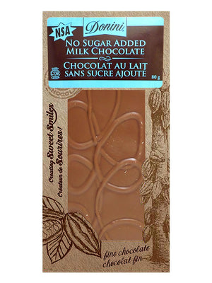 Donini No Sugar Added Milk Chocolate