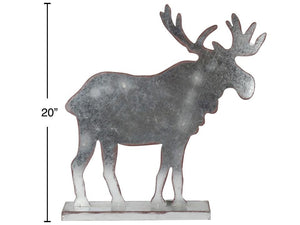 Metal Moose Decor