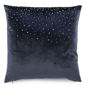 Dark Blue Velvet Cushion