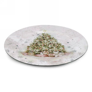 Tree & Presents Charger Plate