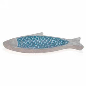 Fish Platter Grey/Blue