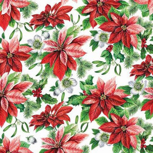 Lunch Napkins Poinsettia