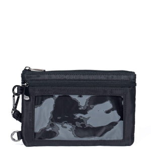Peekaboo Convertible Wristlet - Black
