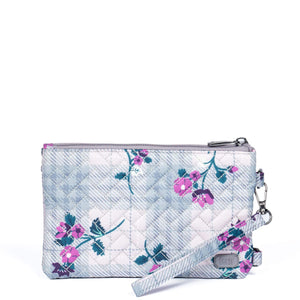 Peekaboo Convertible Wristlet - Plaid Floral