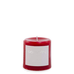 Serenity Living Red Candle