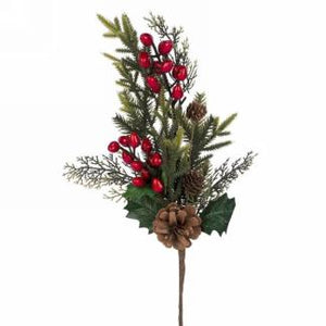 Pinecone & Berries Stem