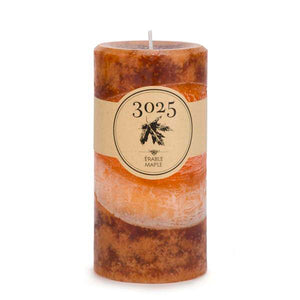Maple Candle Rust Coloured