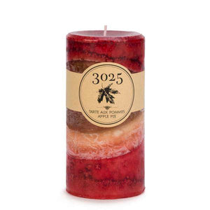 Burgundy Candle Apple Pie