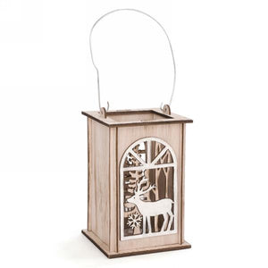 Natural Lantern with glass