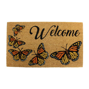 Coir Mat - Butterfly Welcome