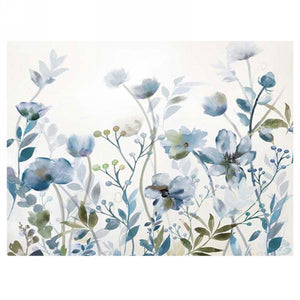 Canvas Art - Blue Floral