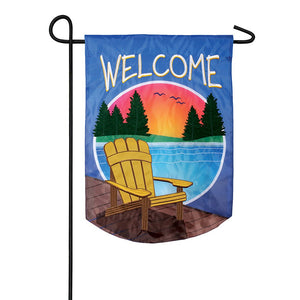 Garden Flag - Adirondack Sunset