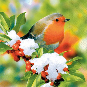 Lunch Napkin - Winter Scene