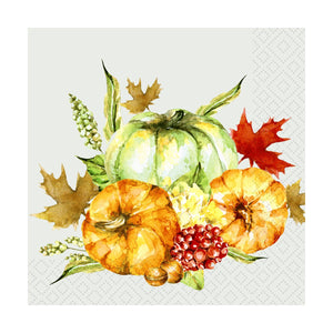 Lunch Napkin - Watercolour Pumpkins
