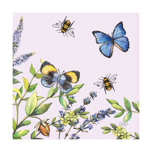Lunch Napkin - Cheery Butterflies