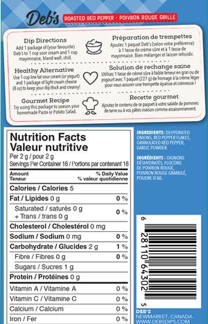 Deb's Dip - Roasted Red Pepper