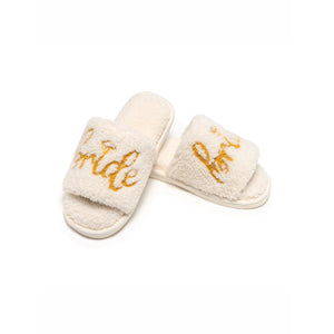 Bride Slide Slippers