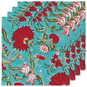 Dhalia Print Napkin S/4