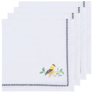 Birdsong Napkins S/4