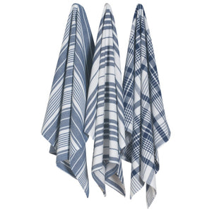 Jumbo Dish towel S/3 Indigo