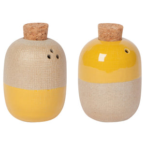 Solar Ochre Salt & Pepper Shakers