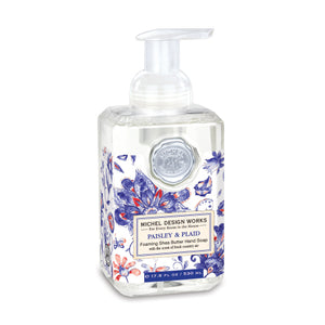 Michel Design Foaming Hand Soap - Paisley & Plaid